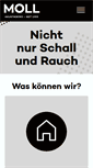 Mobile Screenshot of mollakustik.de