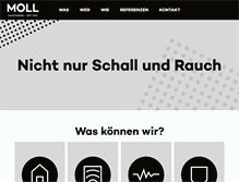Tablet Screenshot of mollakustik.de